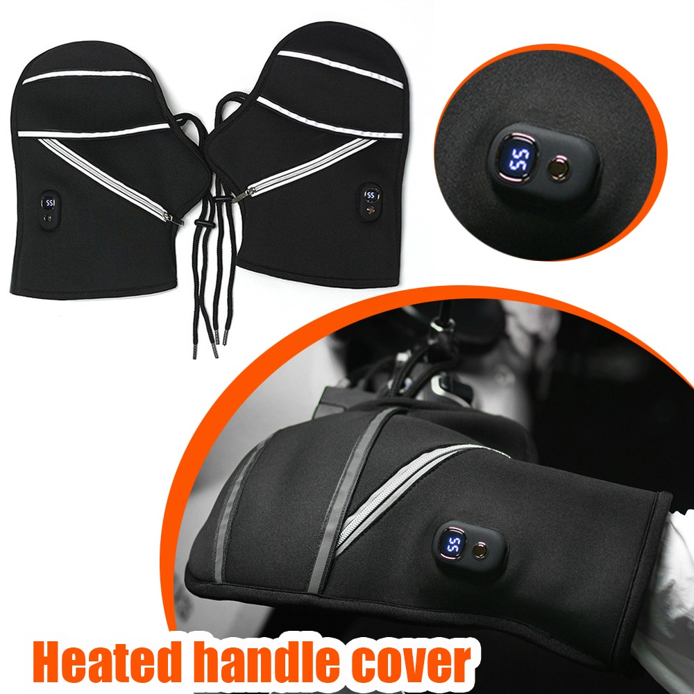 Electric Scooter Rain Cover - Couvre-guidon de moto, gants électroniques chauffants