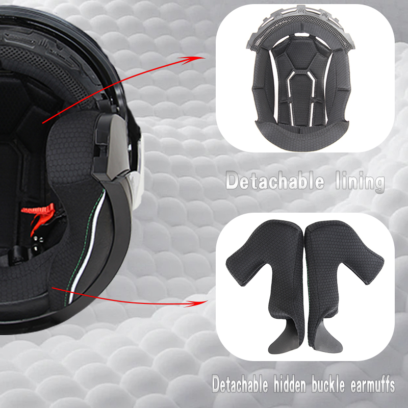 Casque de moto ouvert pour hom - Scooter Helmet Set avis et prix